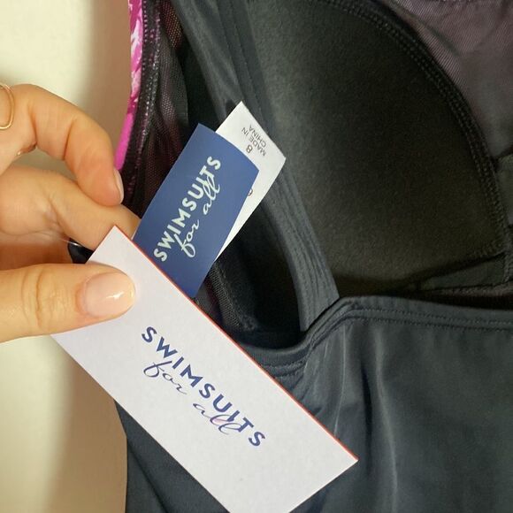 NWT CHLORINE RESISTANT LYCRA XTRA LIFE CLASSIC TANKINI TOP SWIMSUITS FOR ALL- 8 - Picture 9 of 12